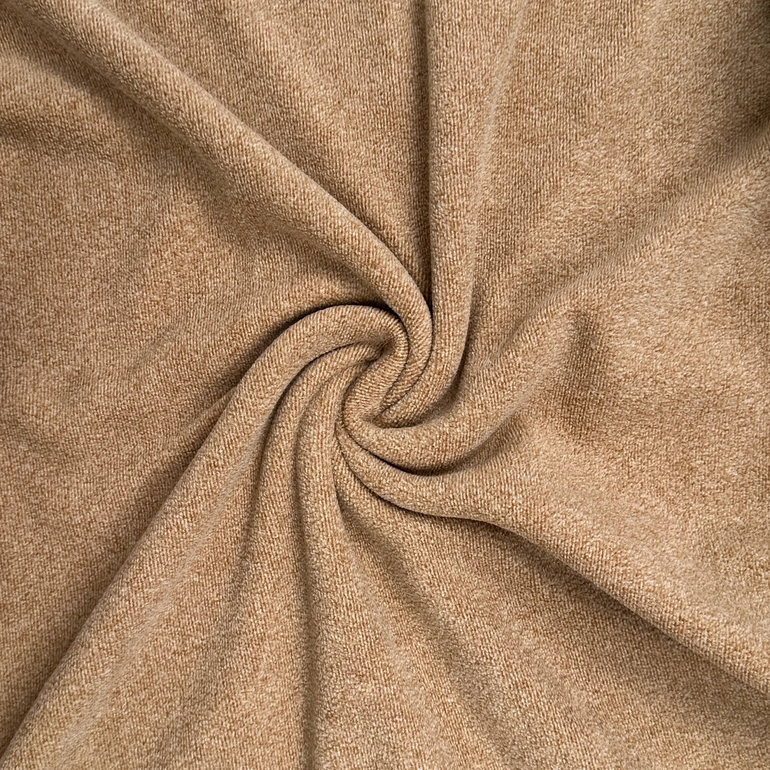 Cationic Stripe Double-Brushed Double-Raised Fleece