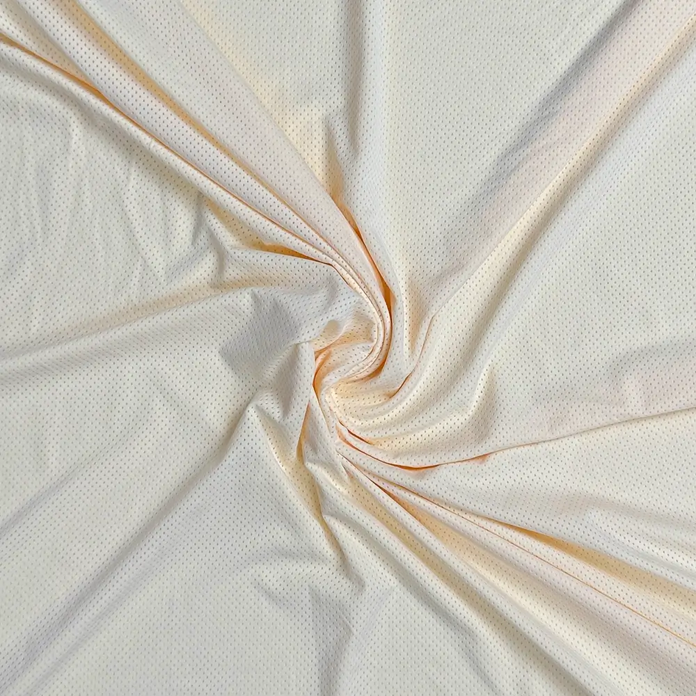 Matte Breathable Perforated Nylon-Spandex Fabric